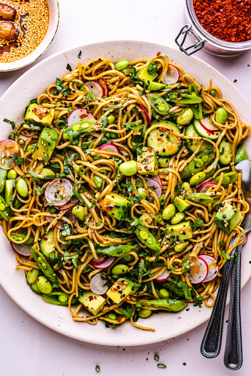 Noodle Salad With Scallion Oil (Serves 6)