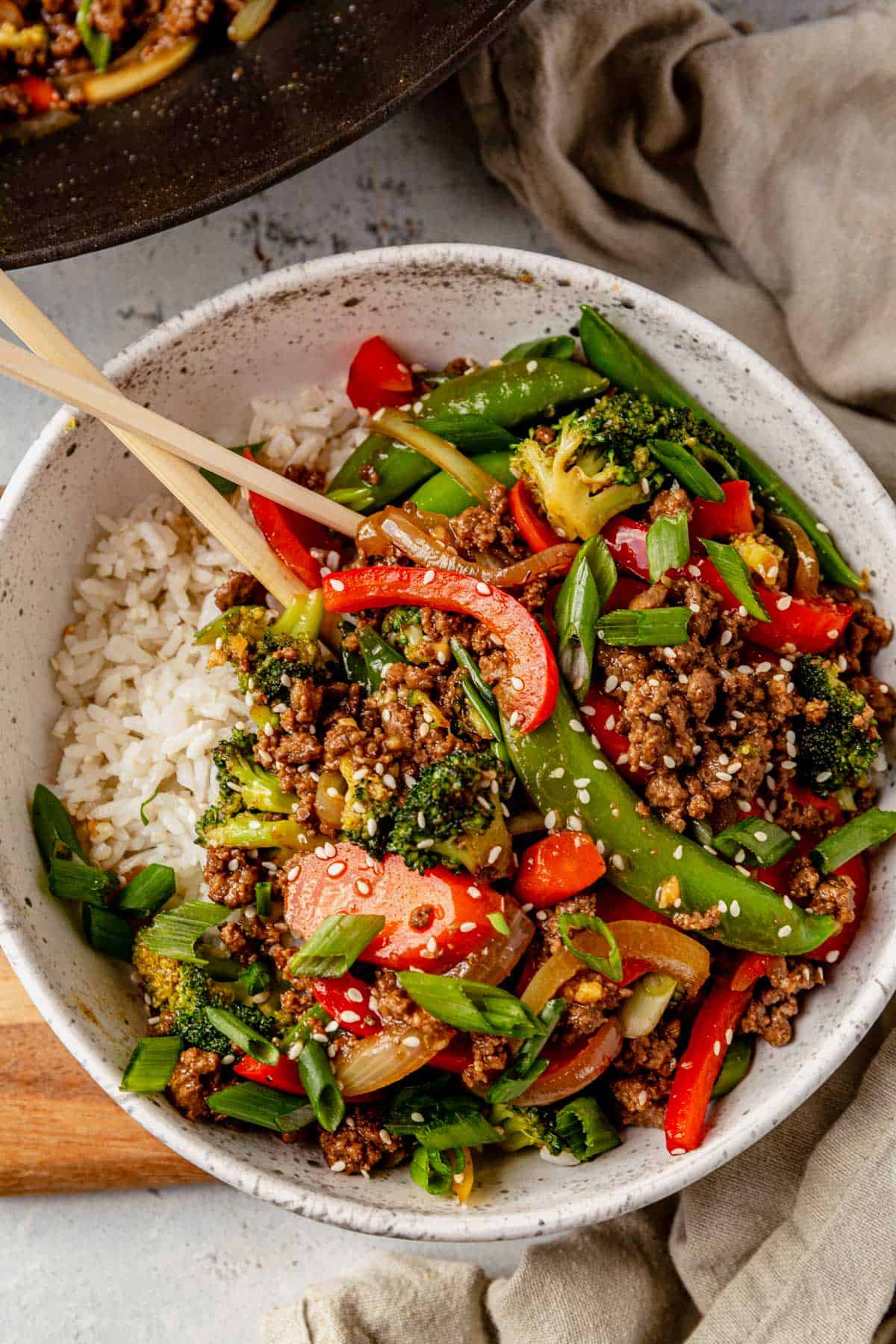 Ground Beef Stir Fry