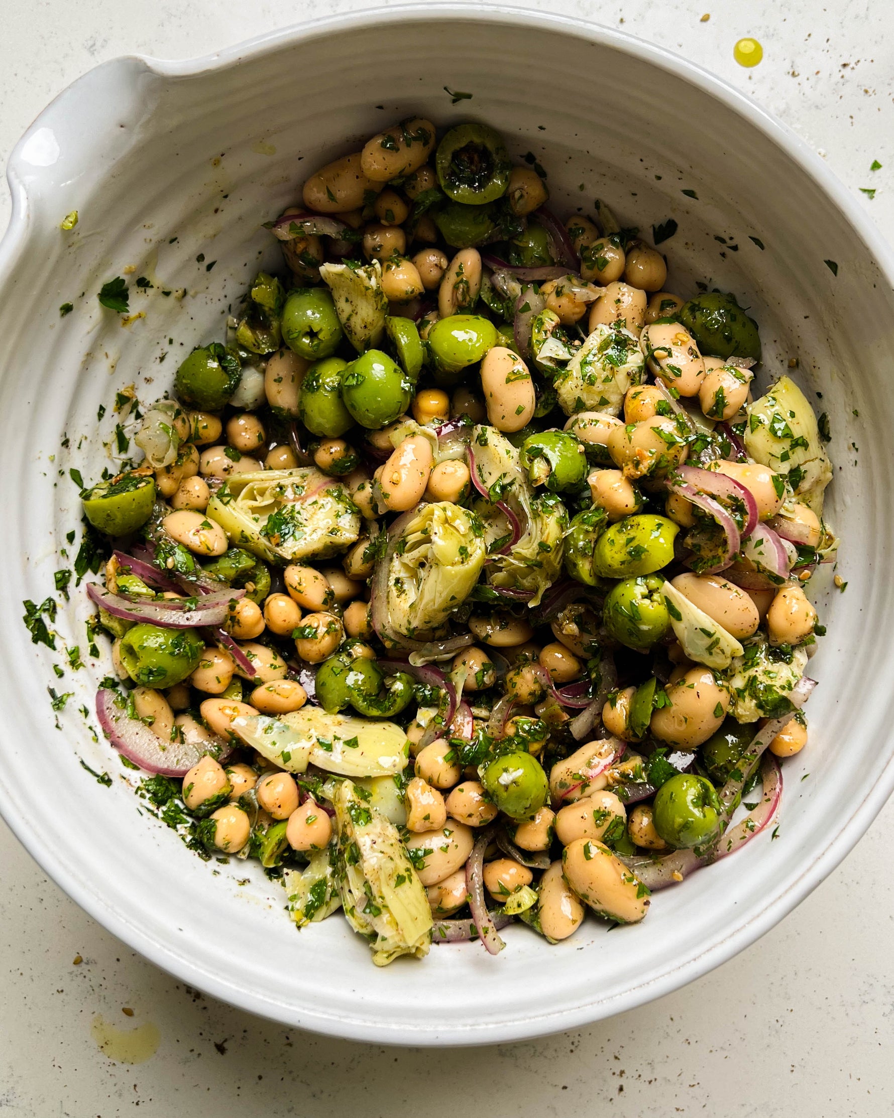 Marinated Za'atar Bean Salad