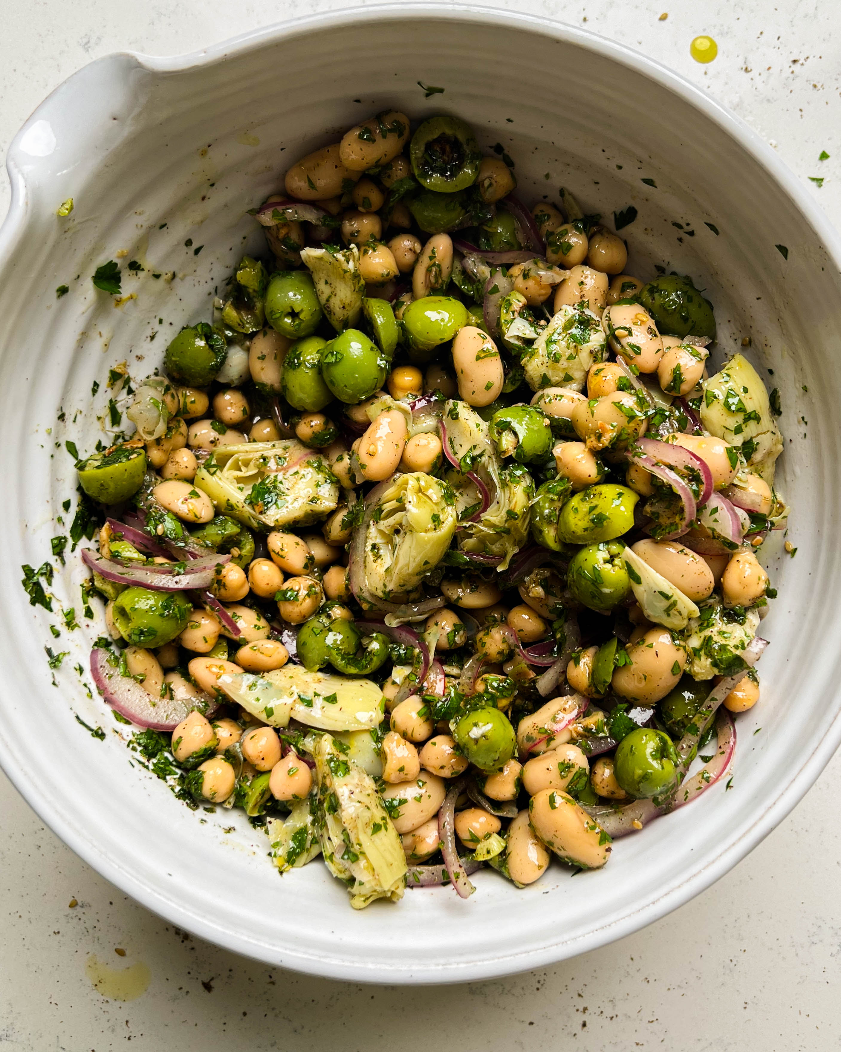Marinated Za'atar Bean Salad