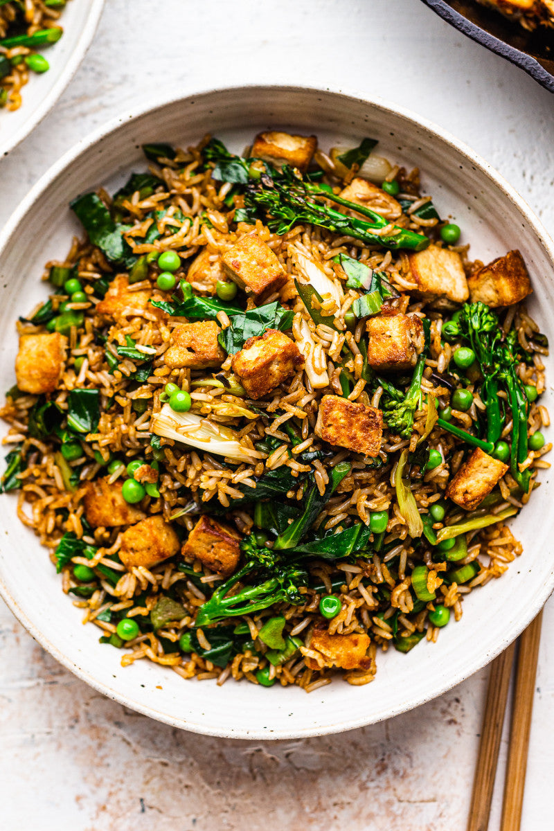 Vegan Fried Rice With Tofu